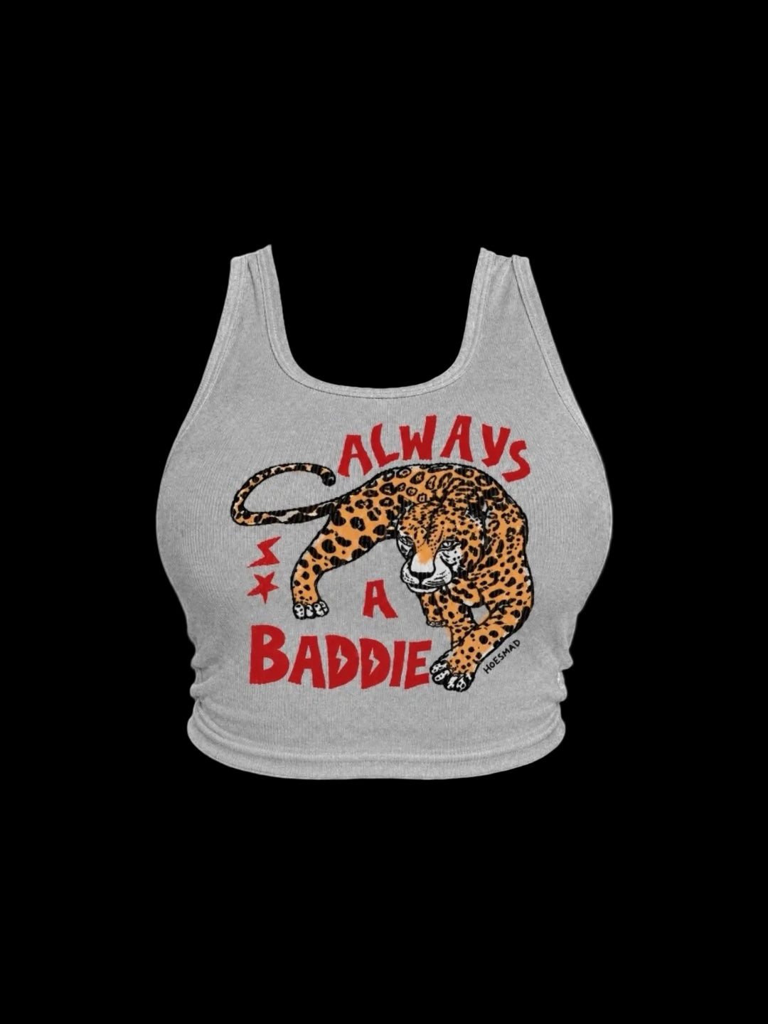 Always A Baddie Tank (grey)