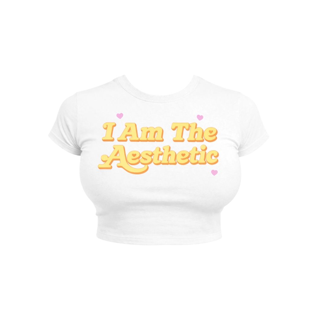 I am the aesthetic Babytee (white)