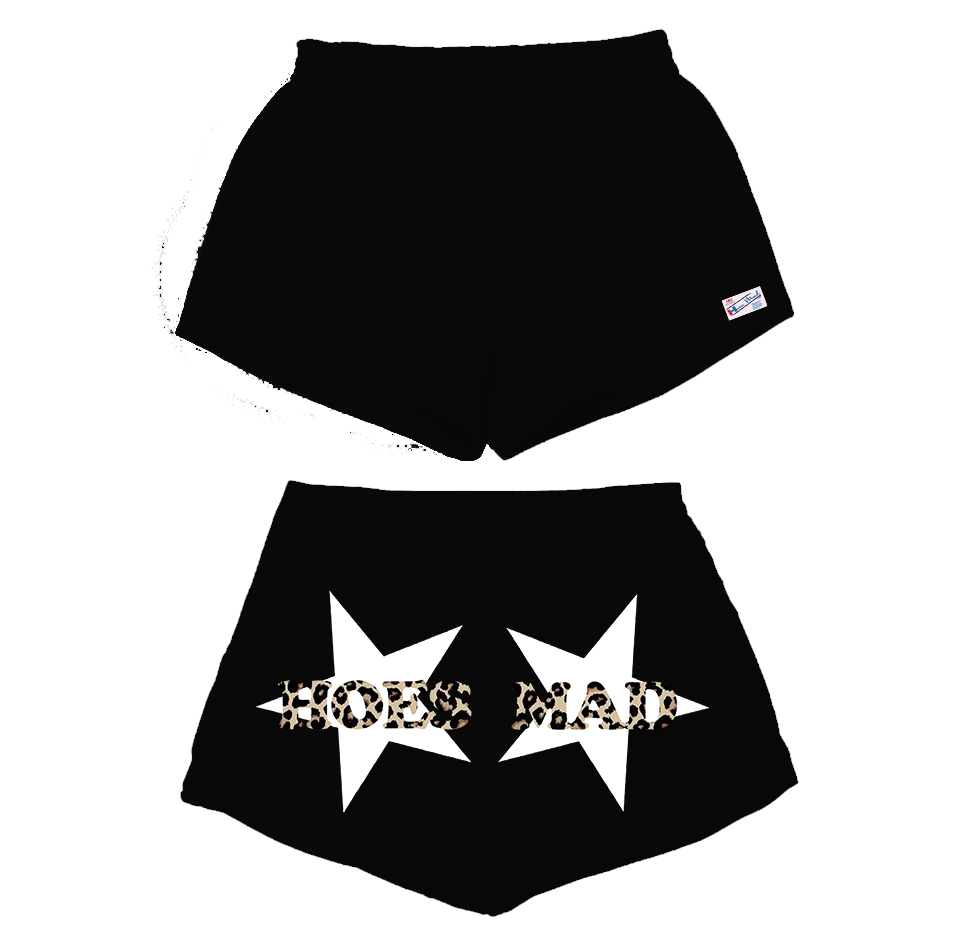 Hoesmad Star Jersey PE Shorts (Black/Leopard)