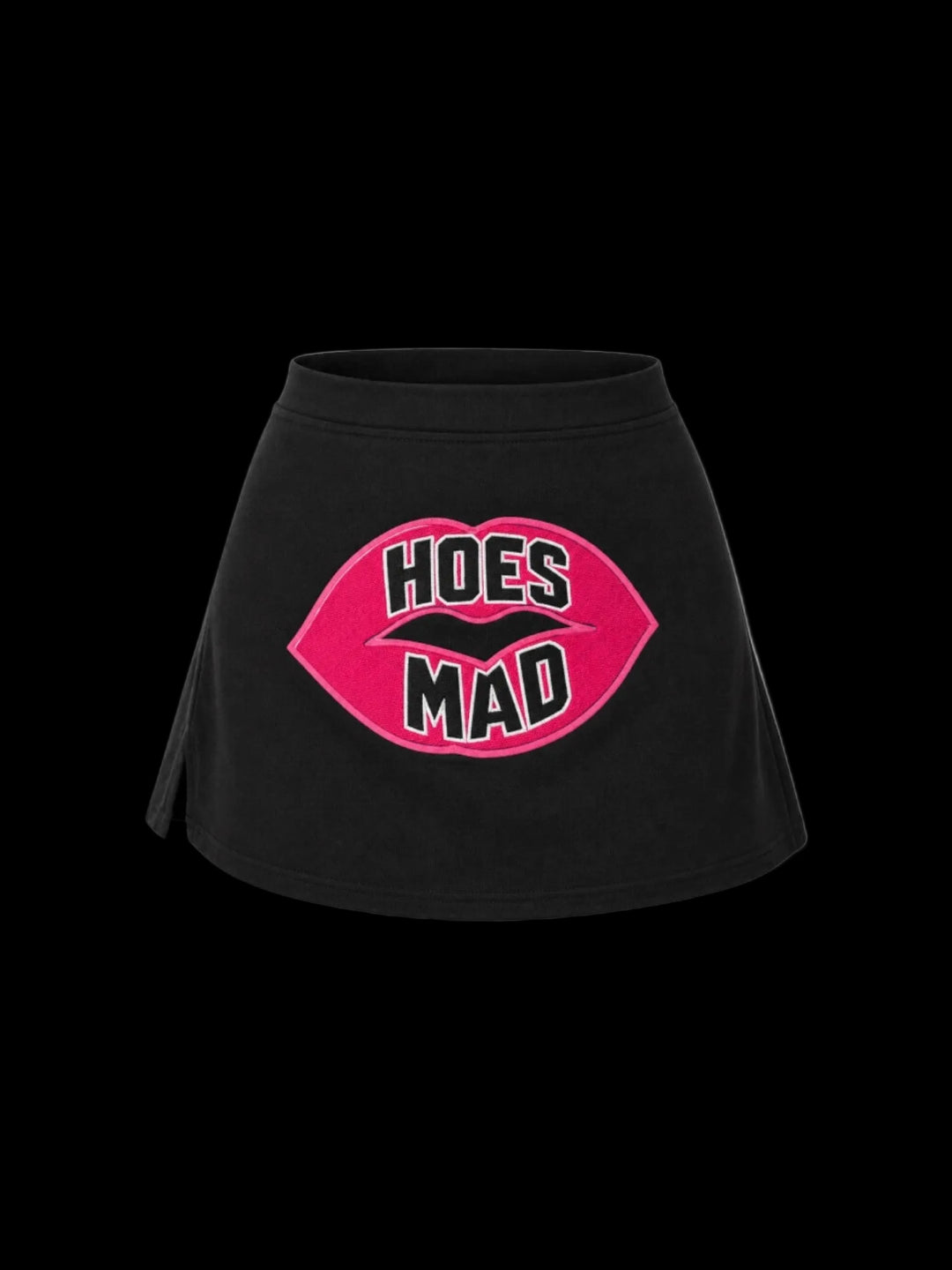 HoesMad Lips Skirt (Black)