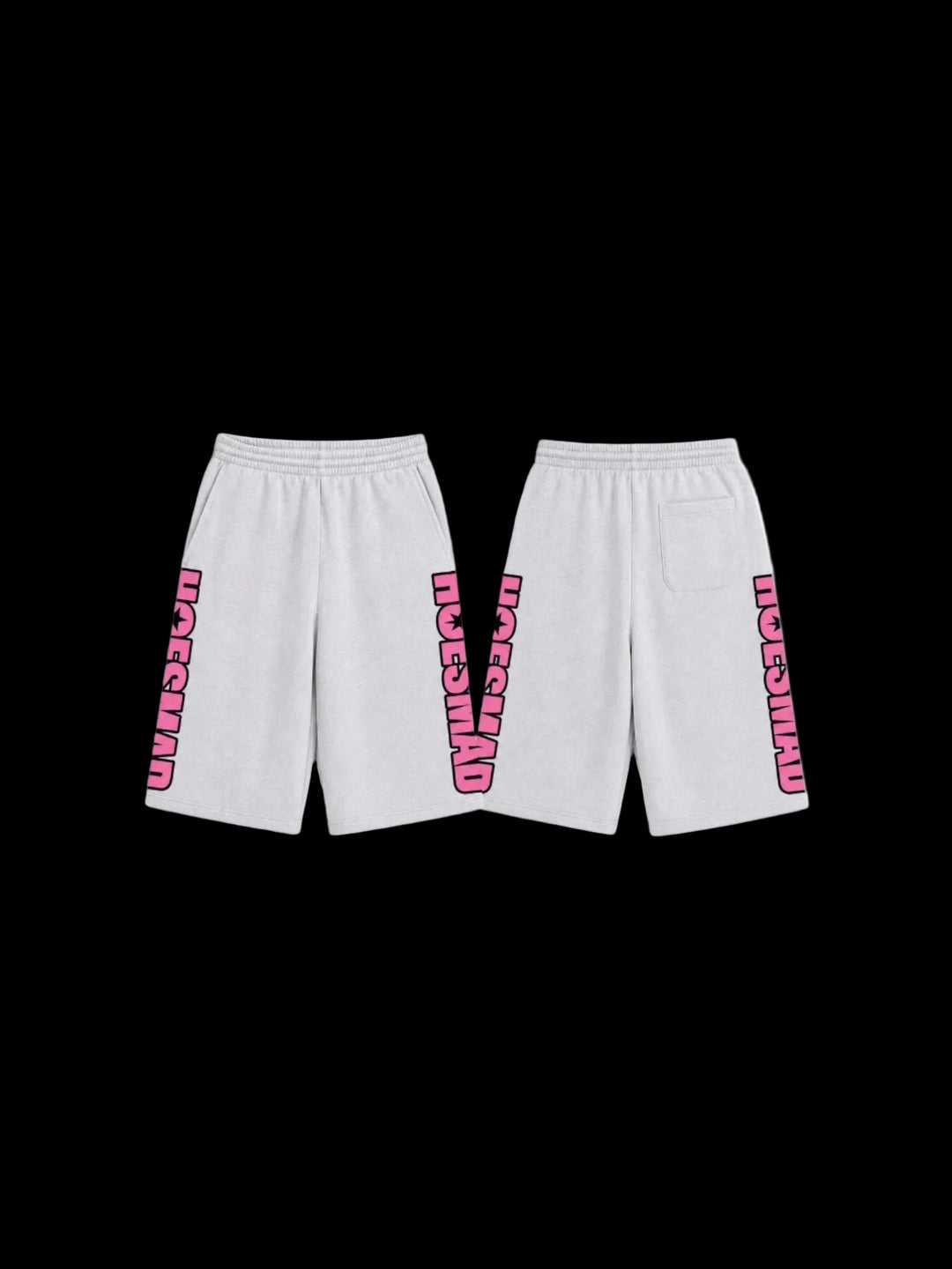 Hoesmad Mid Length Jorts (Pink/Black)