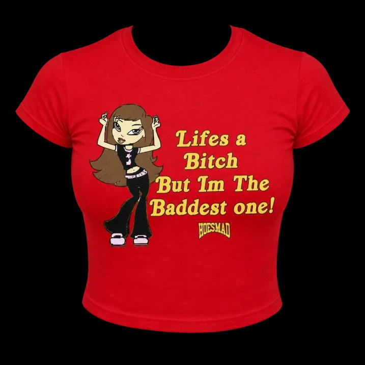 Lifes A B*tch Babytee (Red)