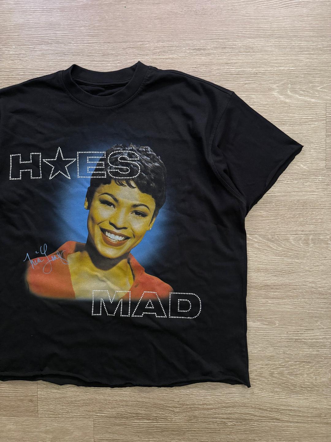 Hoes Mad Rhinestone Nia Long Tee