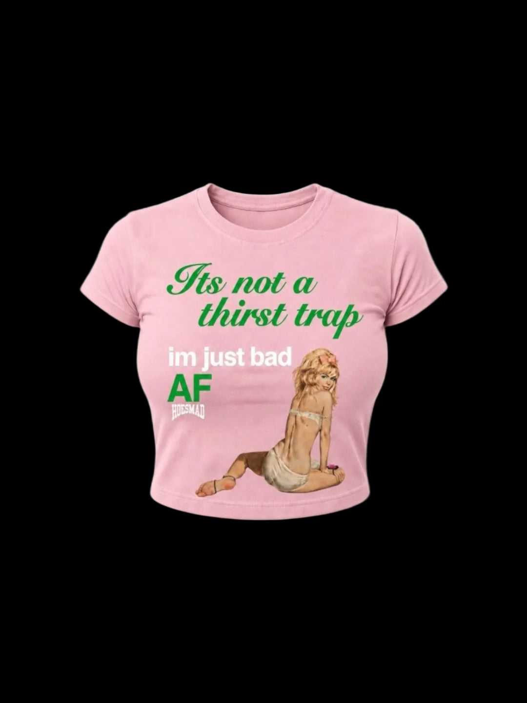 Its Not A Thirst Trap Babytee (pink)