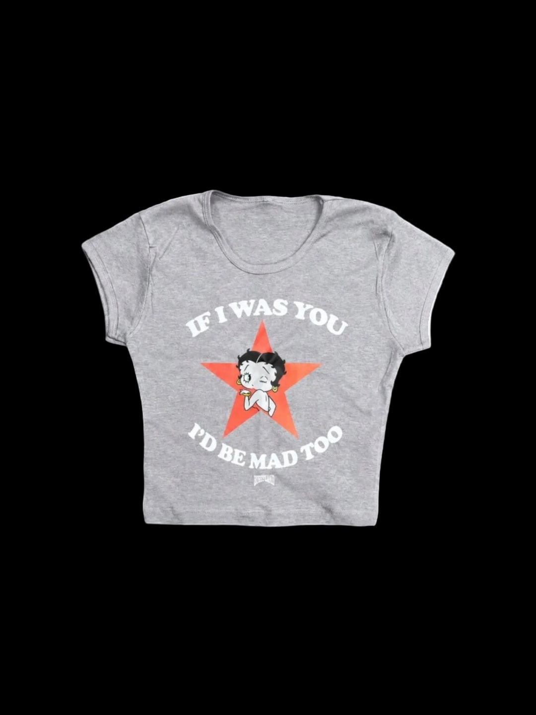 If I Was You I'd Be Mad Too Babytee (Light Grey)