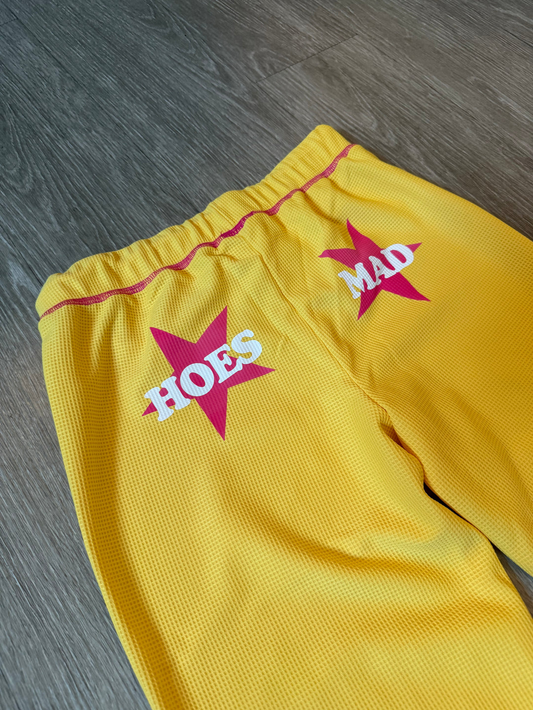 Hoesmad Waffle Set Pants (Yellow)