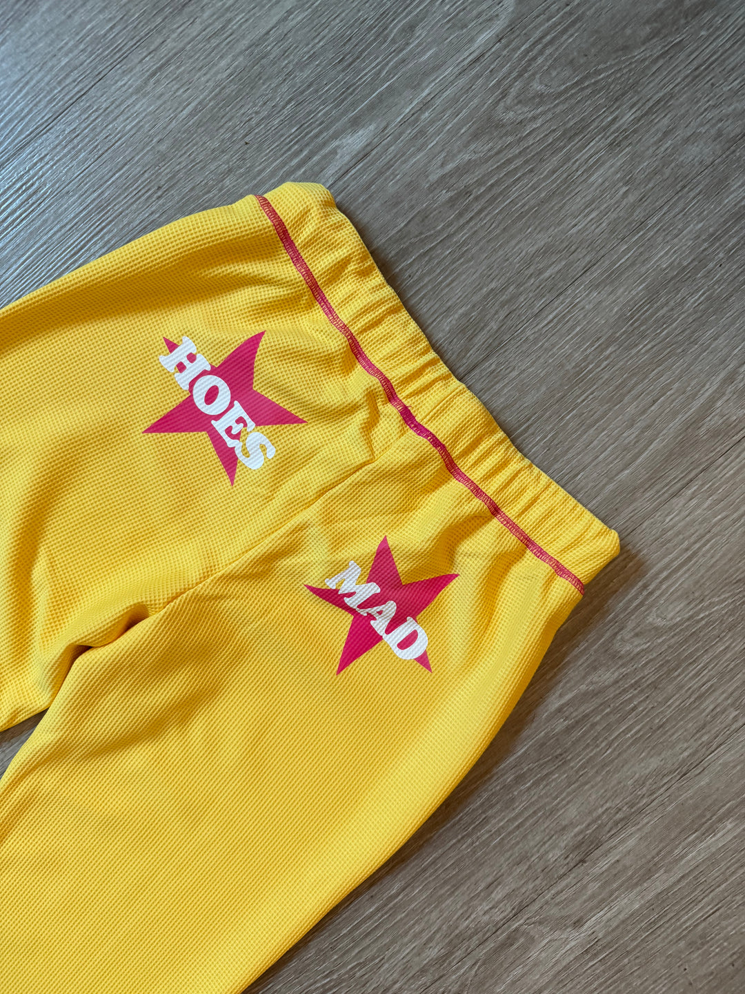 Hoesmad Waffle Set Pants (Yellow)