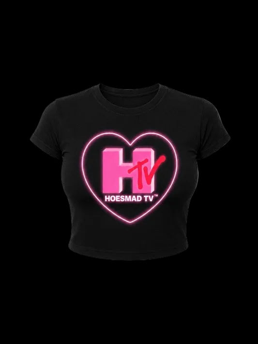 HoesmadTV Heart Babytee (black)