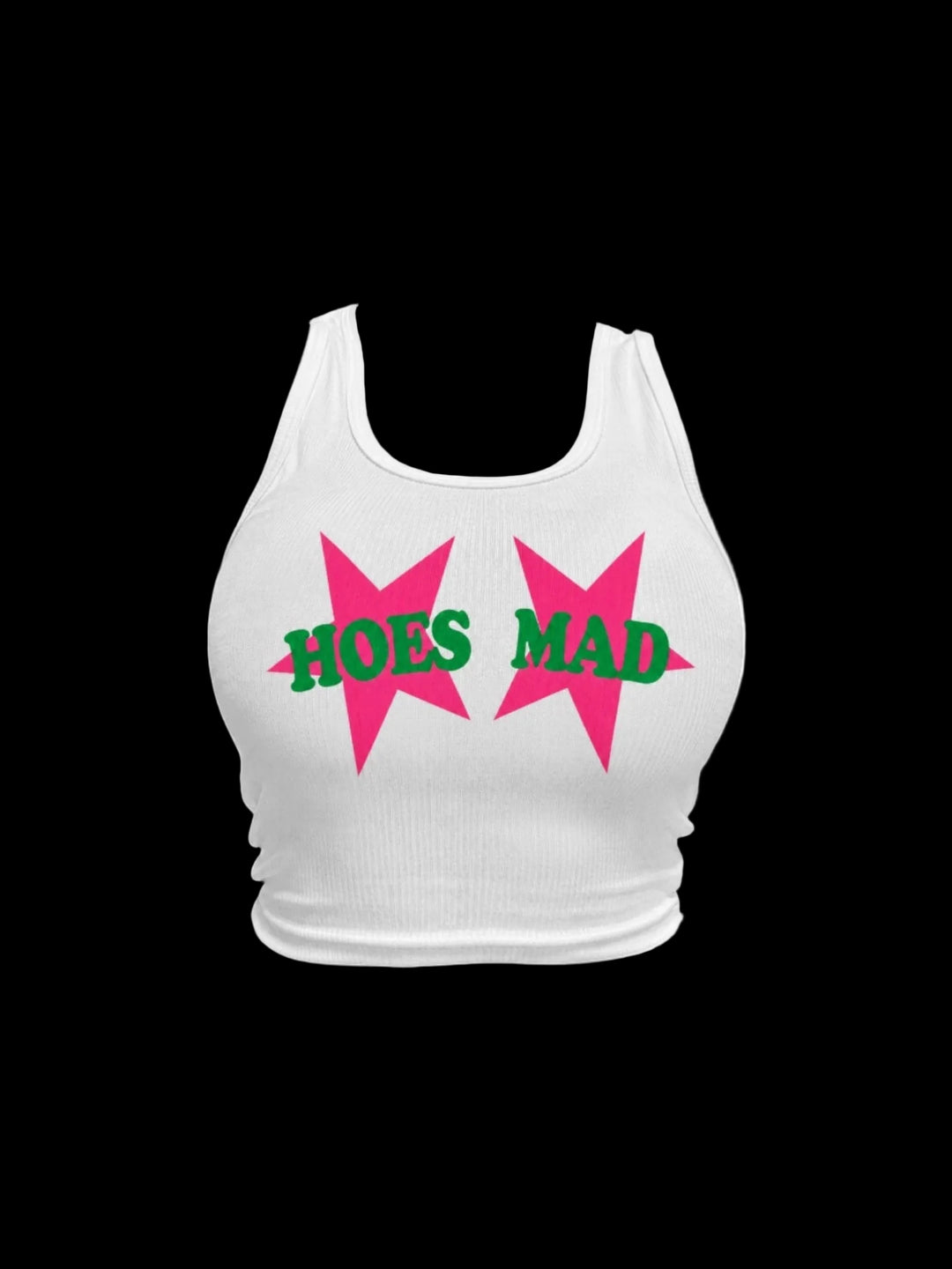 Hoesmad Star Tanktop (Pink/Green)