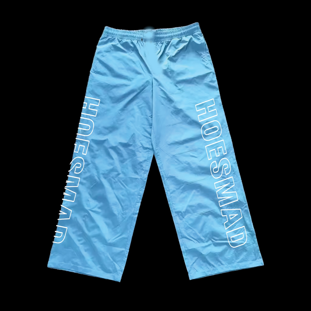 Hoesmad Nylon Puff Print Pants (Teal)