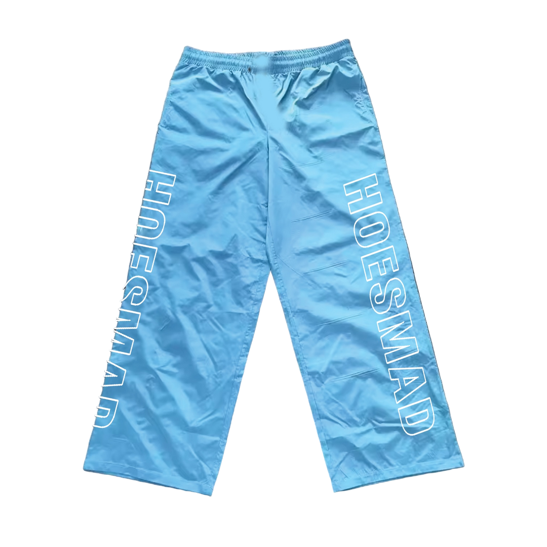 Hoesmad Nylon Puff Print Pants (Teal)