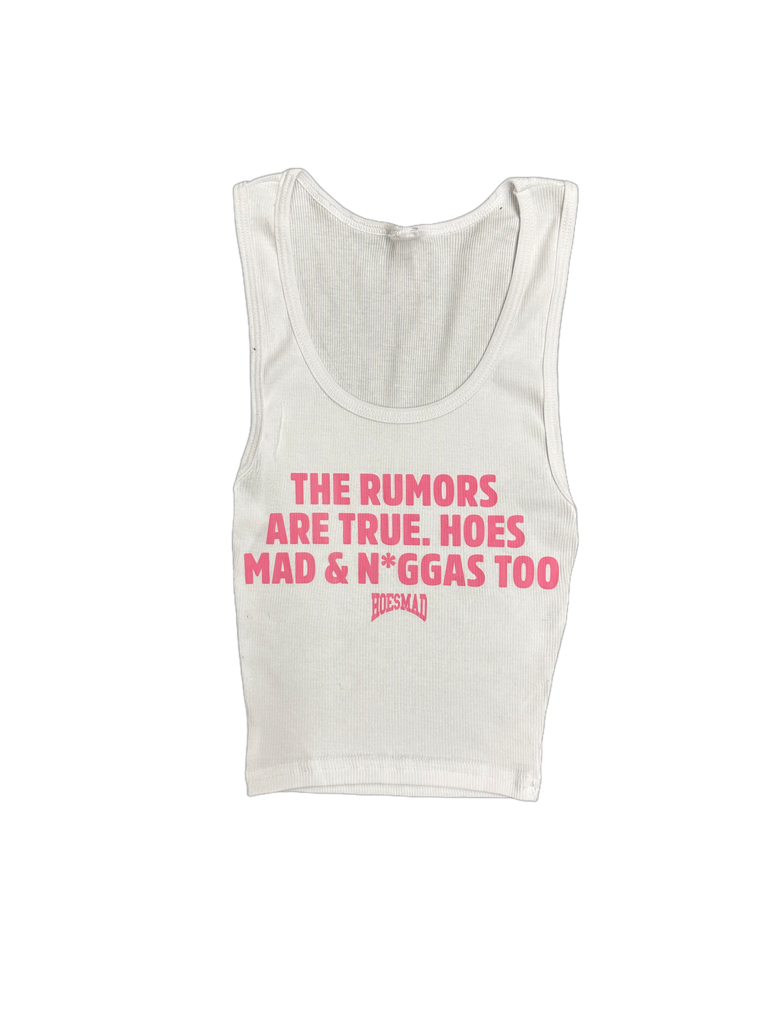 The Rumors Are True (White/Pink) Tank