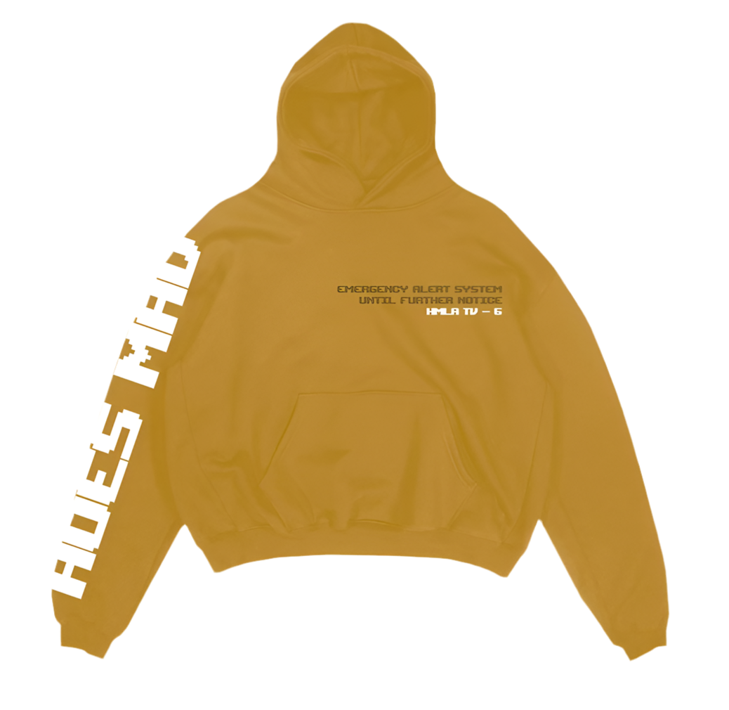 Hoes Mad Emergency Hoodie Light Brown