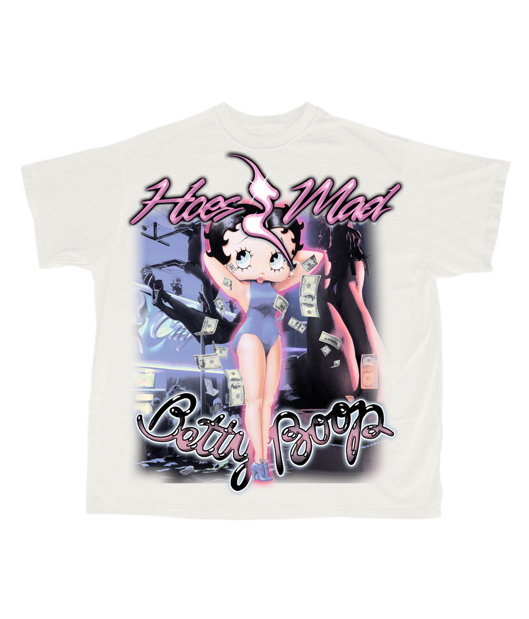 Hoes Mad Betty Boop Tee (Off White)