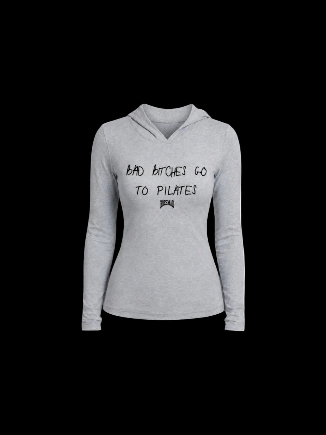Bad B*tches Go To Pilates Long Sleeve Hoodie