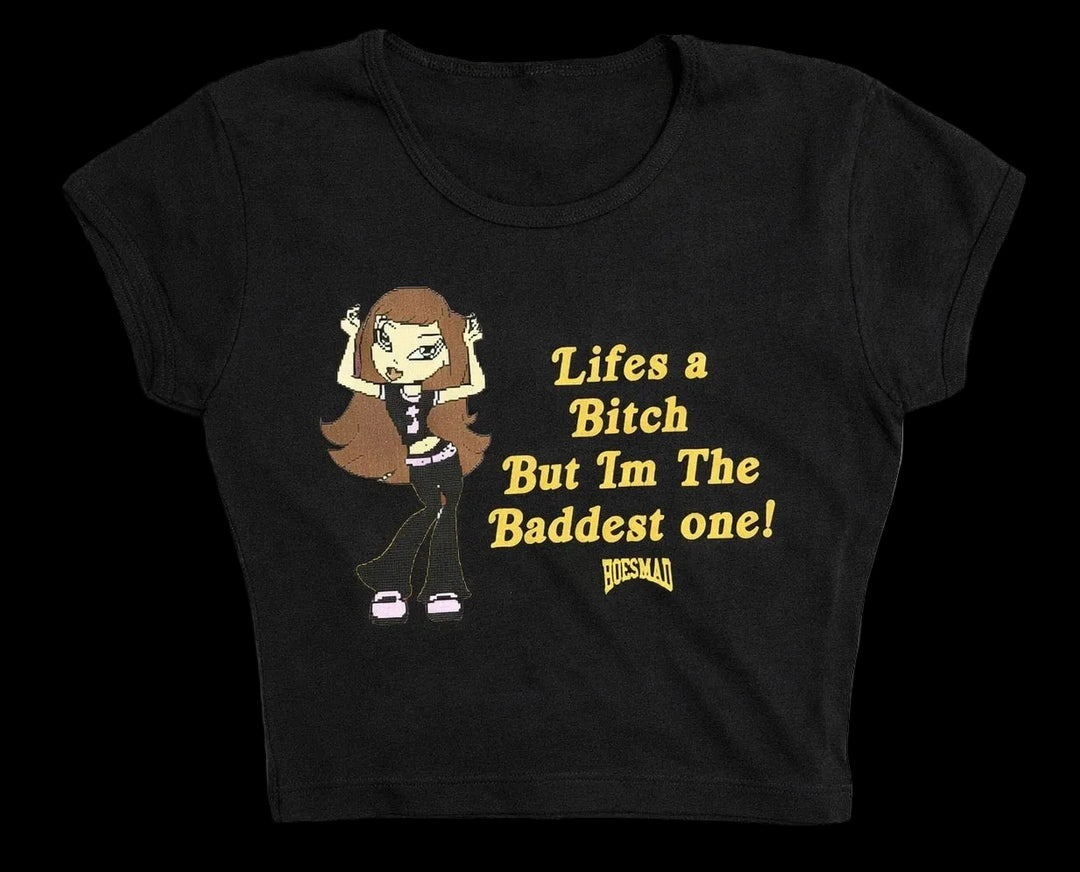 Lifes A B*tch Babytee (Black)