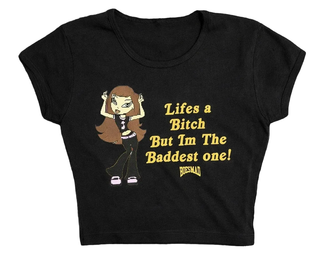 Lifes A B*tch Babytee (Black)