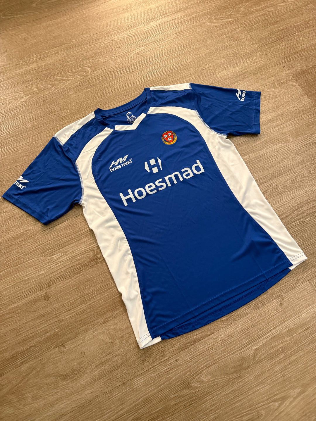 Hoes Mad Logo Soccer Jersey (Blue)