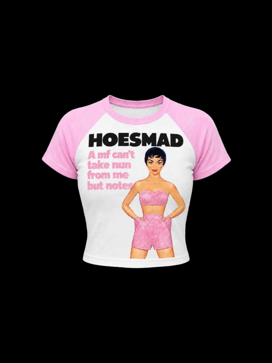 Take Notes Babytee (pink/white)