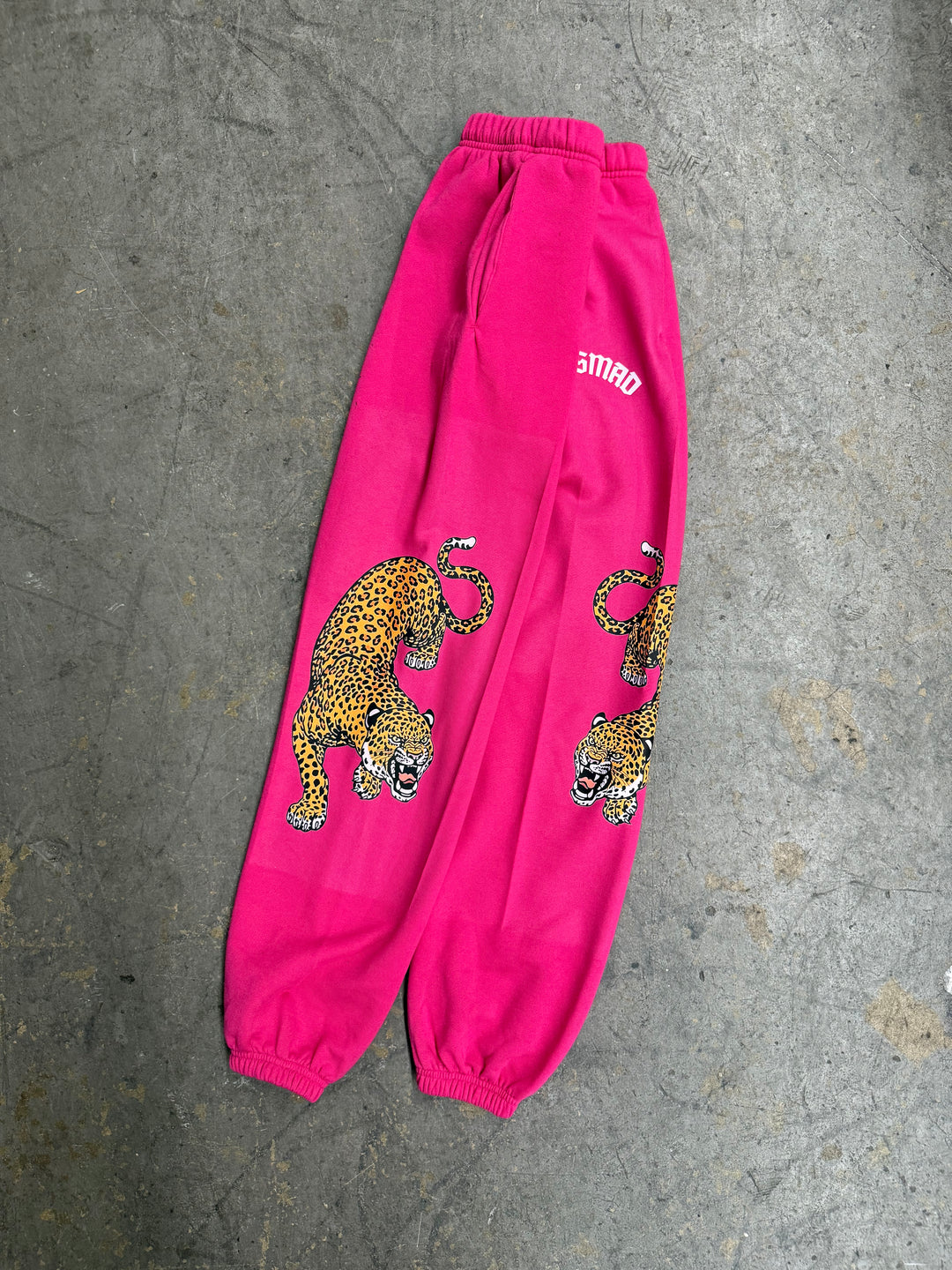 Hoes Mad Leopard Sweatpants (Fuchsia)