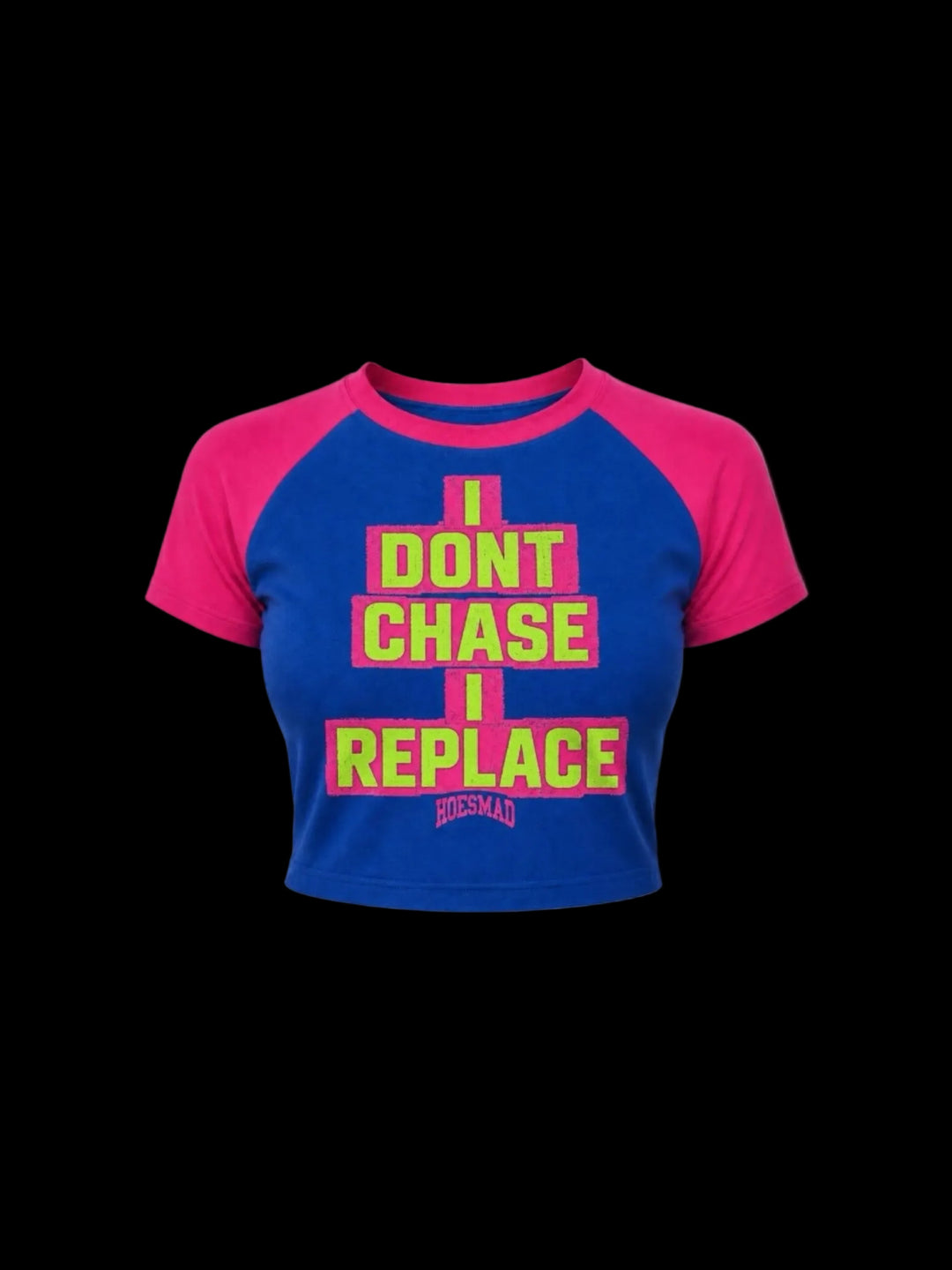 I Dont Chase I Replace Babytee (Pink/Blue)