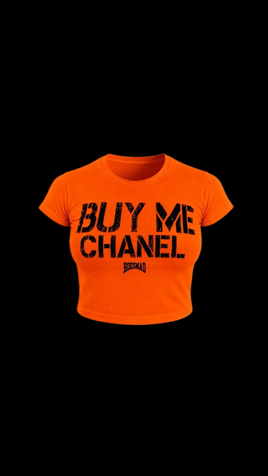 Buy Me Chanel Babytee (Orange/Black)