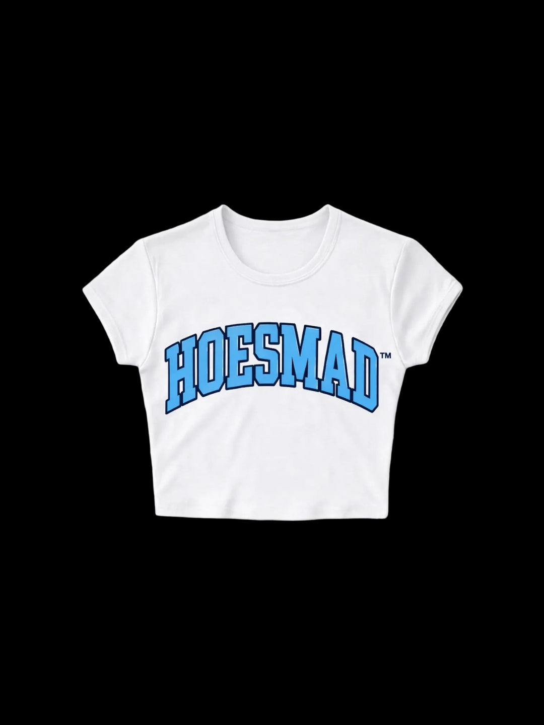 Hoesmad Logo Babytee (white/blue)