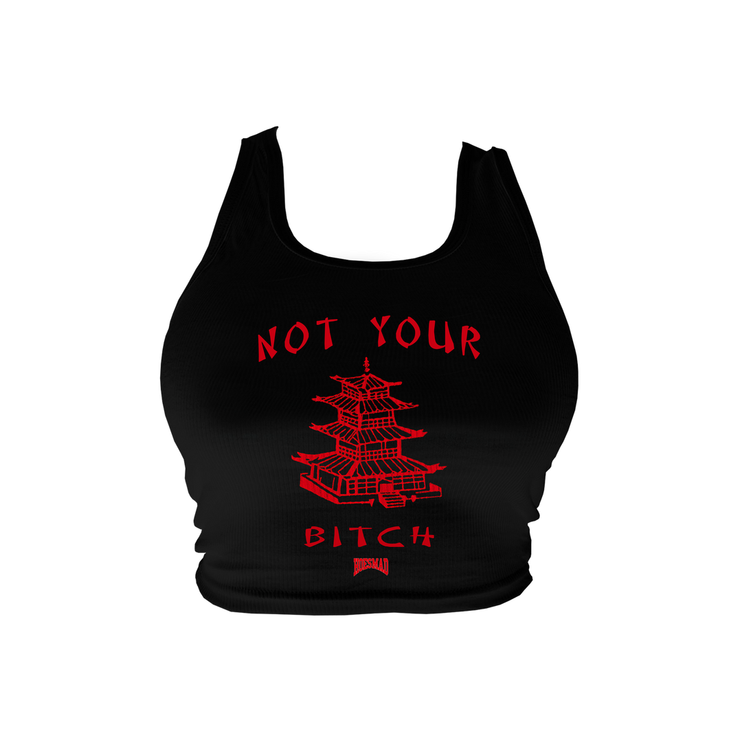 Hoesmad (Not Your B*tch) Tanktop (Black)