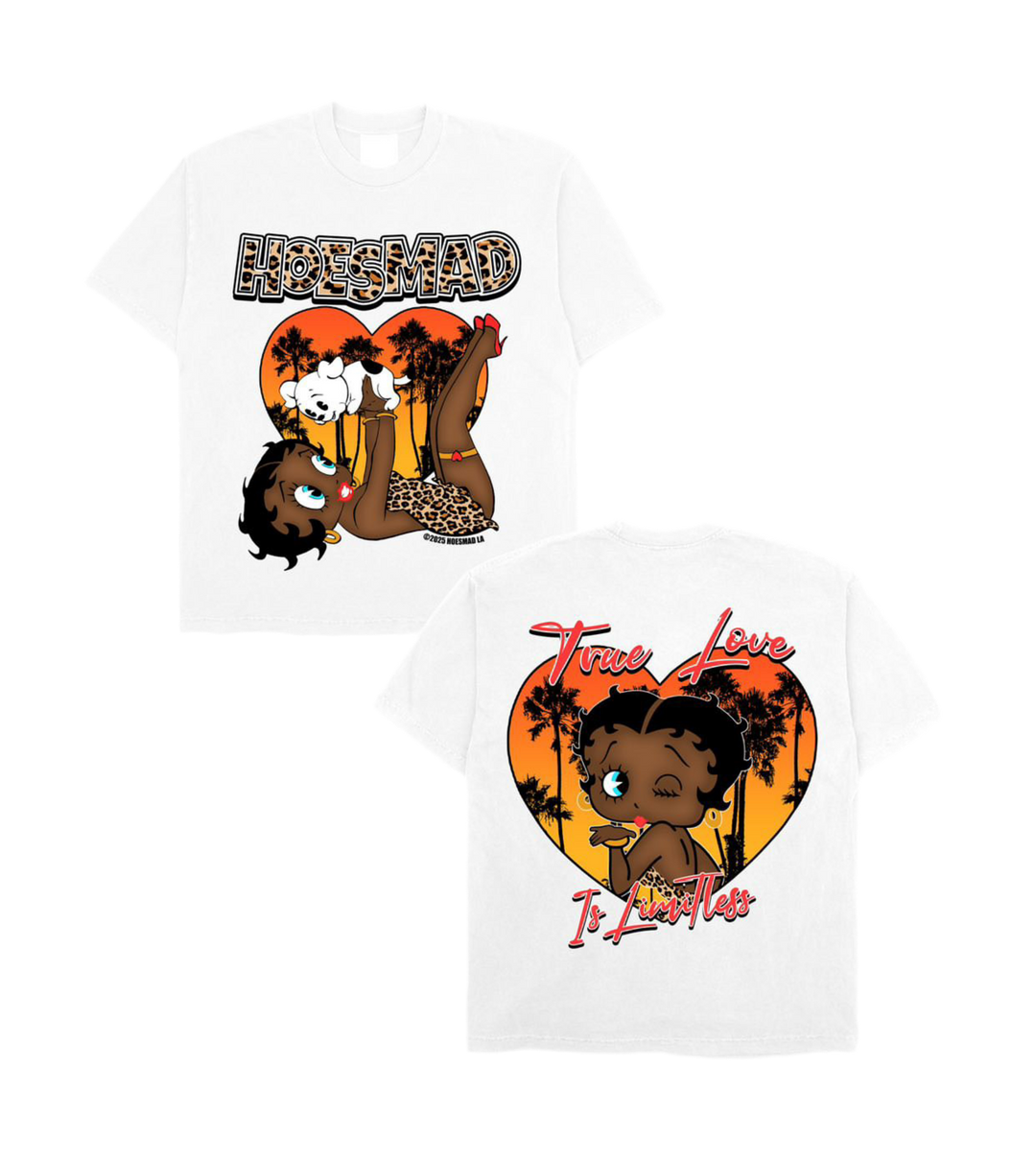 Hoes Mad Betty Boop Leopard Tee