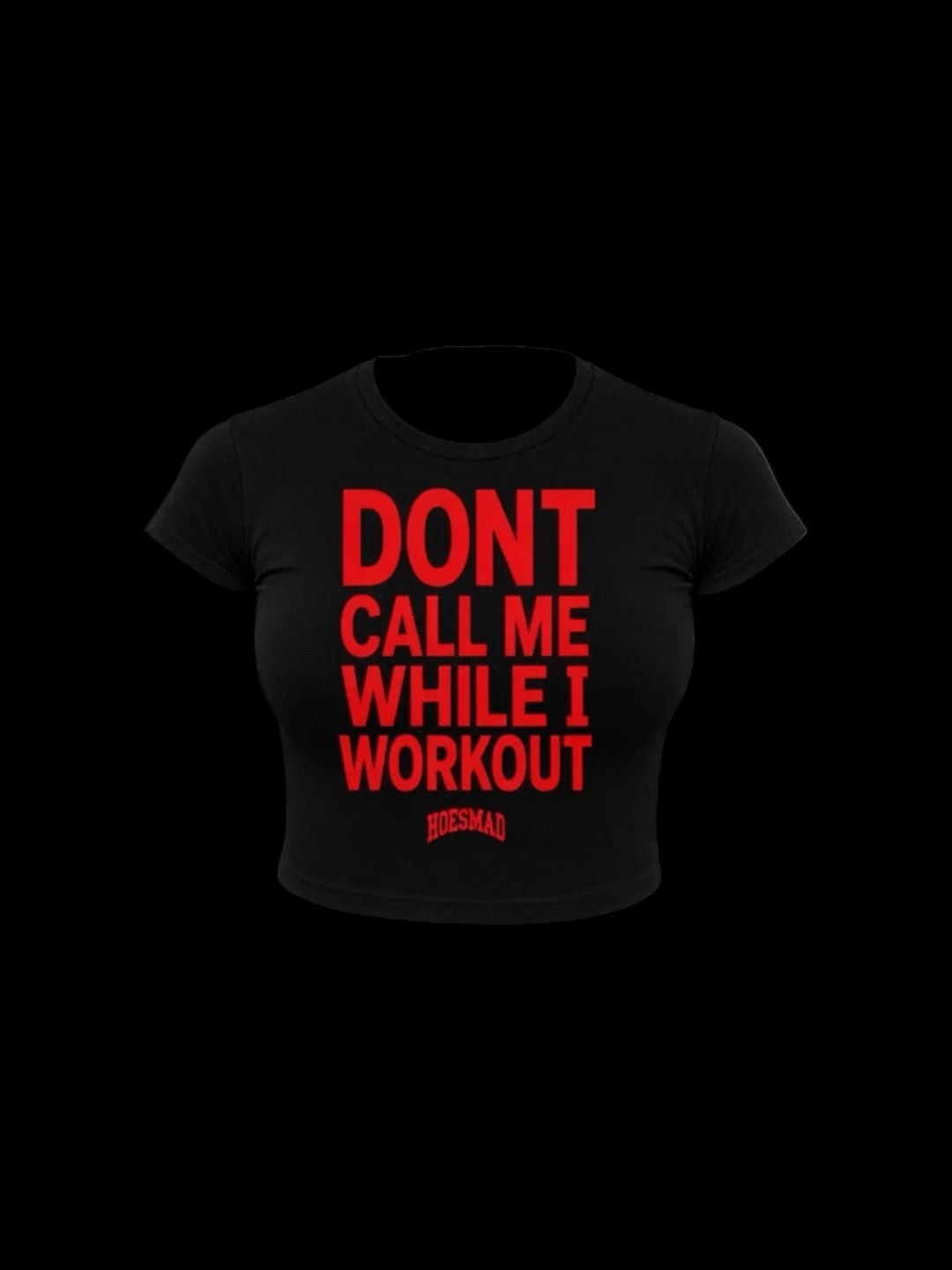 Dont Call Me While I Workout (Black/Red)
