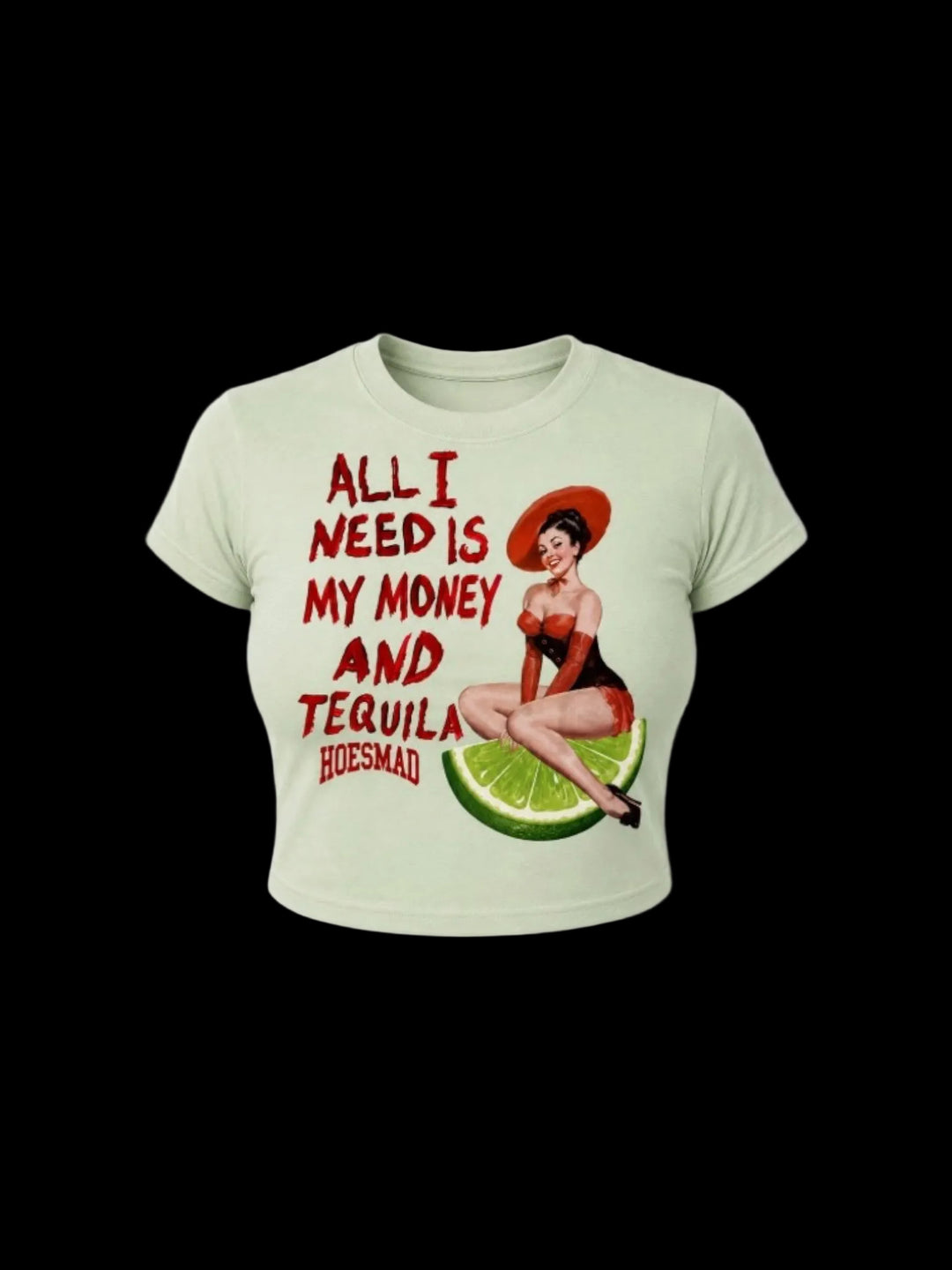 Hoesmad Tequila Babytee (light green)
