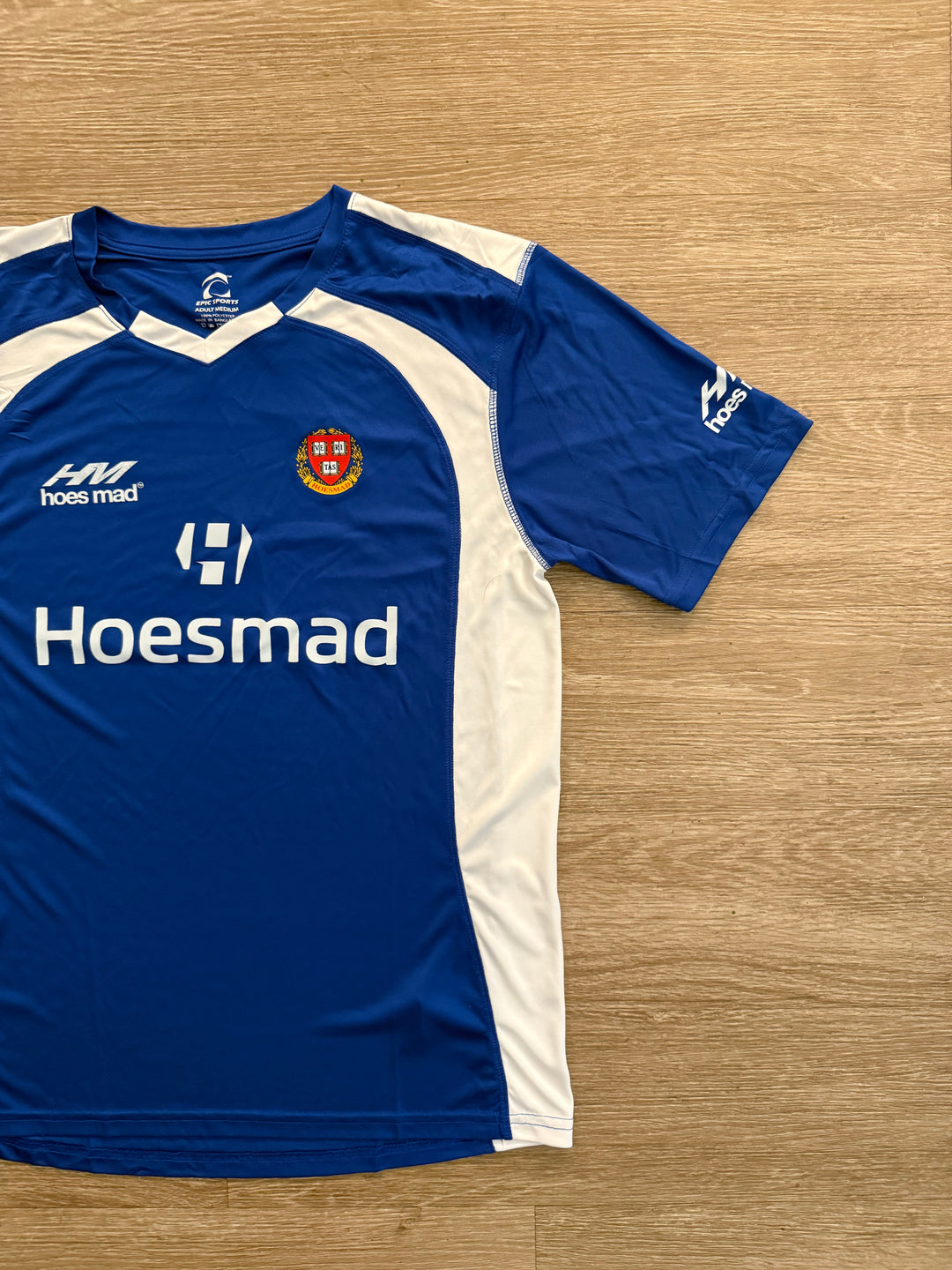 Hoes Mad Logo Soccer Jersey (Blue)