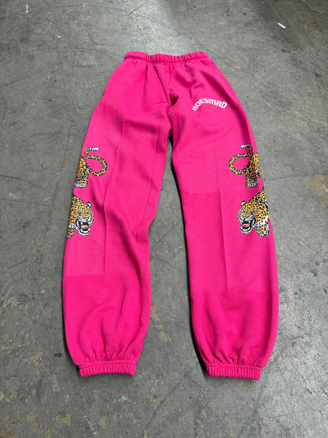 Hoes Mad Leopard Sweatpants (Fuchsia)