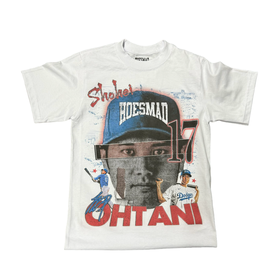 Hoes Mad x Ohtani Tee White