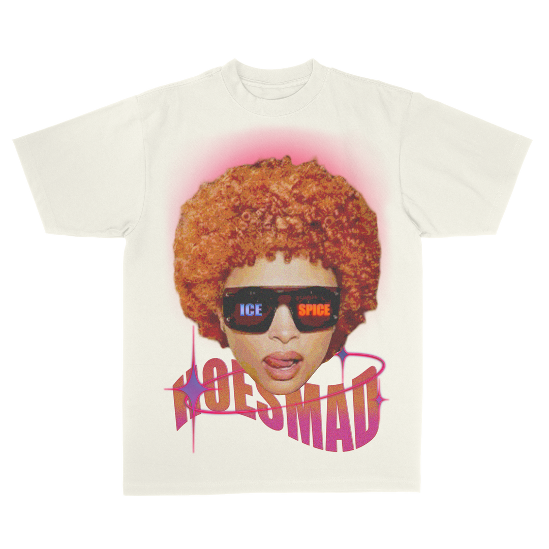 Hoes Mad Ice Spice Tee - WHITE