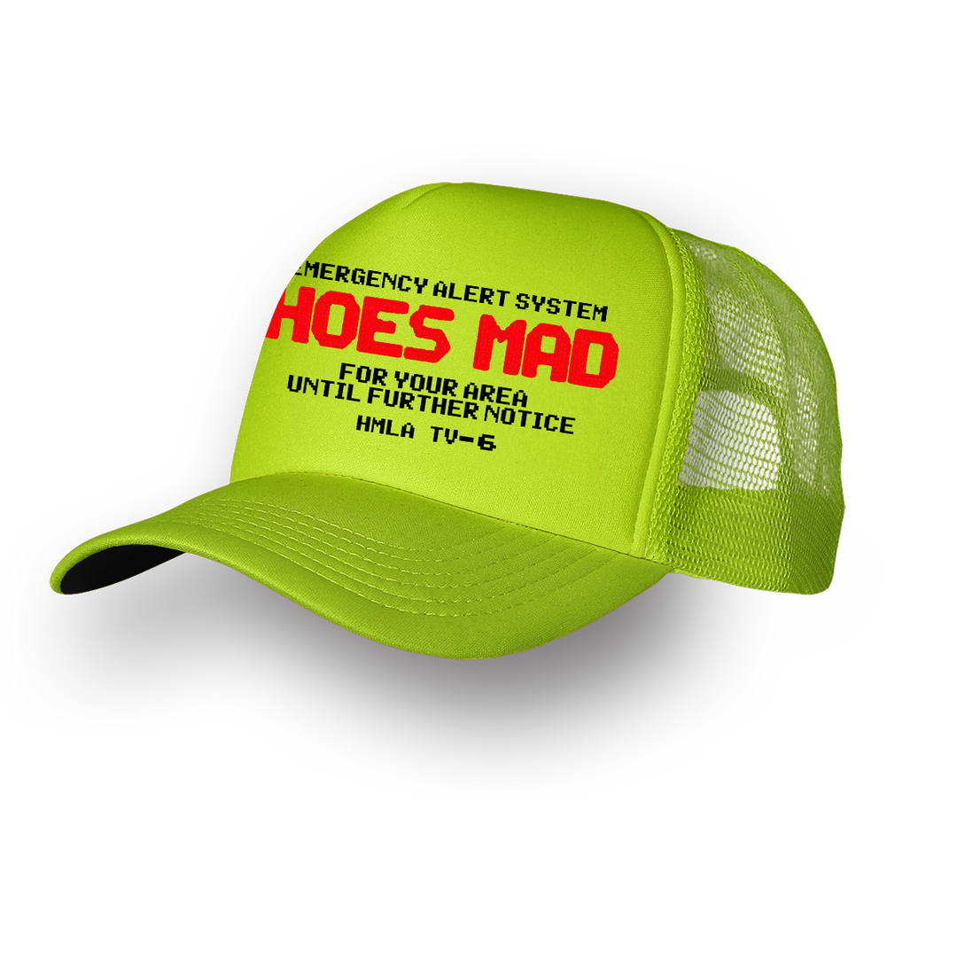 Emergency Hoes Mad Trucker Highlighter Green