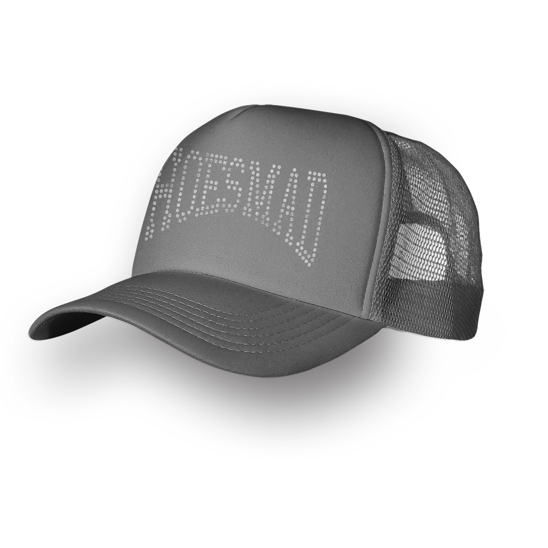 HOES MAD TRUCKER HAT - GREY