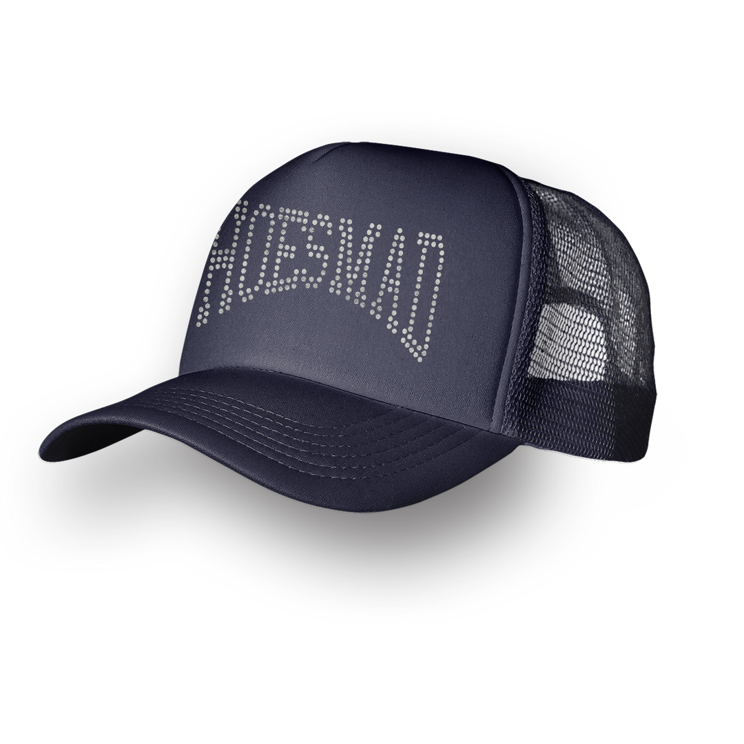 HOES MAD TRUCKER HAT - NAVY