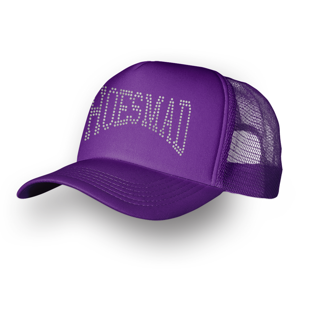 HOES MAD TRUCKER HAT - PURPLE