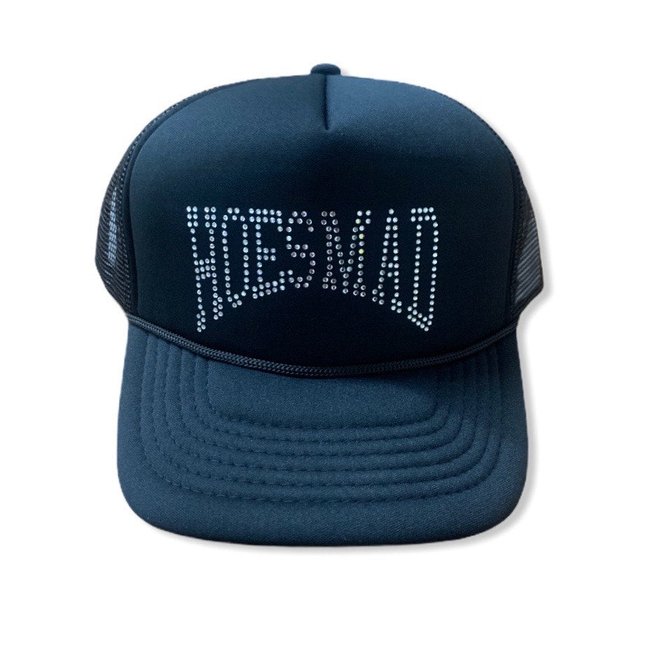 HOES MAD TRUCKER HAT - BLACK