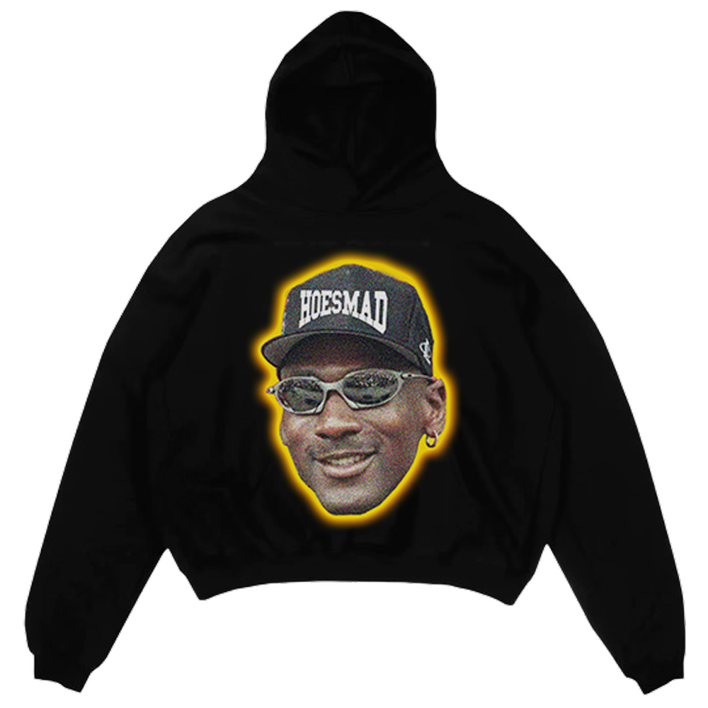 JORDAN HOODIE YELLOW/BLACK hoesmad.la