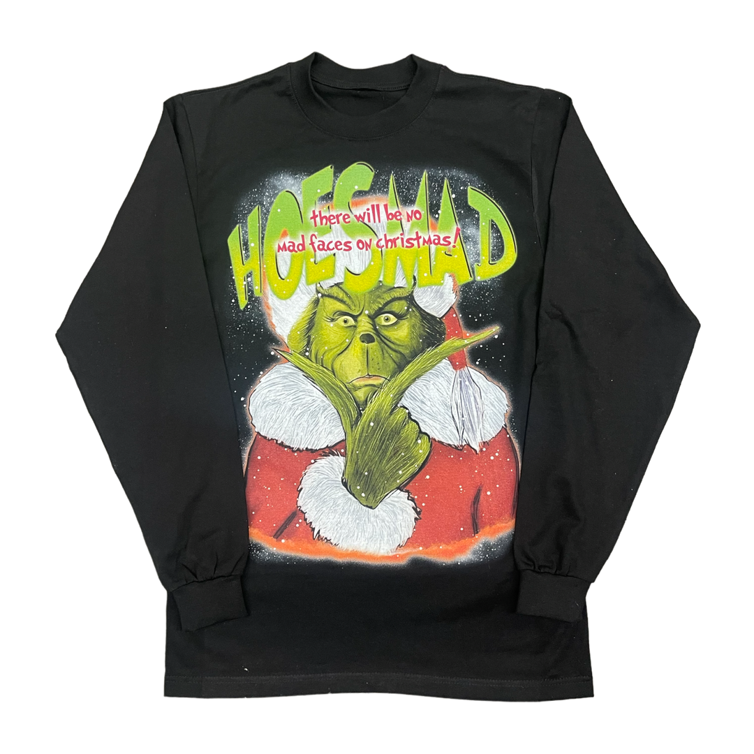 GRINCHED OUT HOESMAD Crewneck - BLACK
