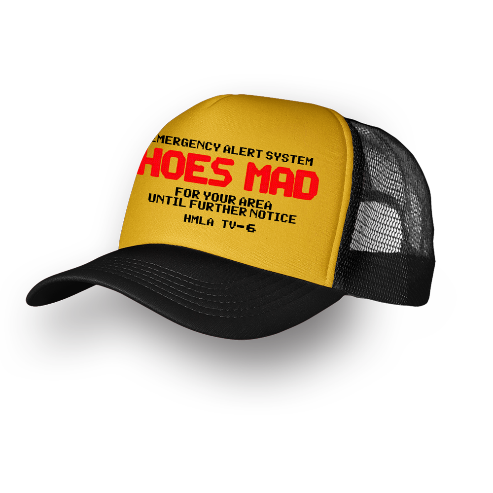 Emergency Hoes Mad Trucker Yellow