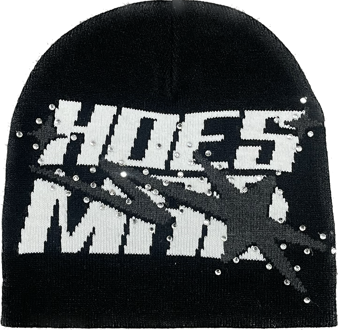 HOES MAD BEANIE BLACk/GREY